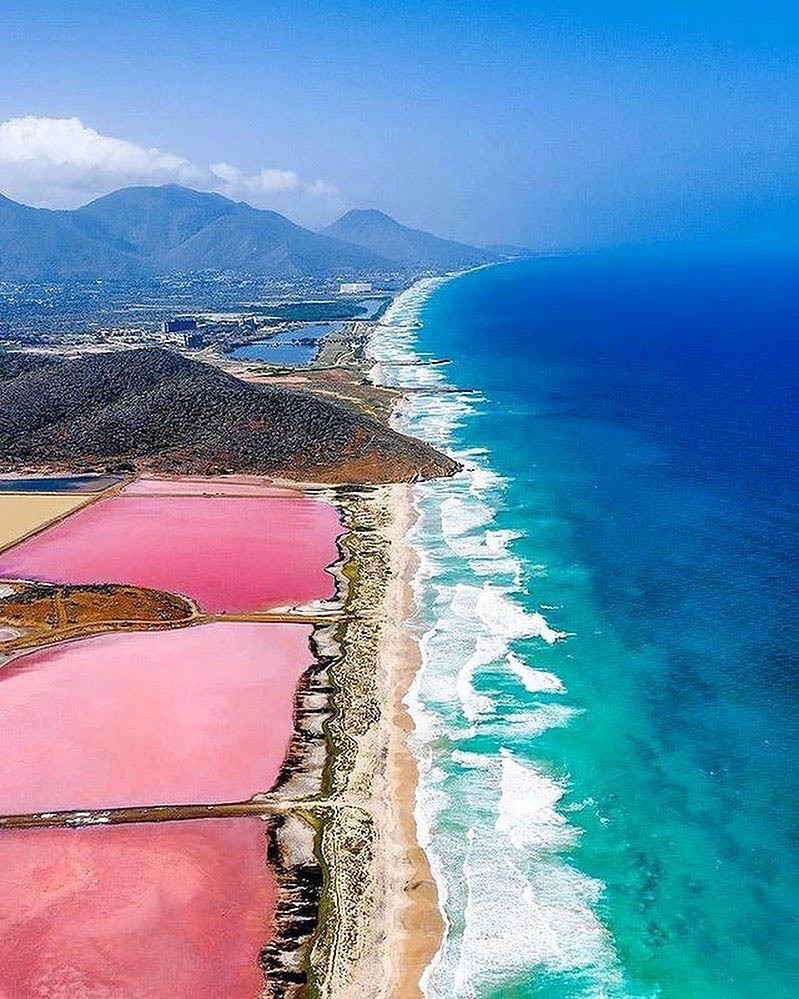 Остров Маргарита и его Солончак Пампатар. Венесуэла