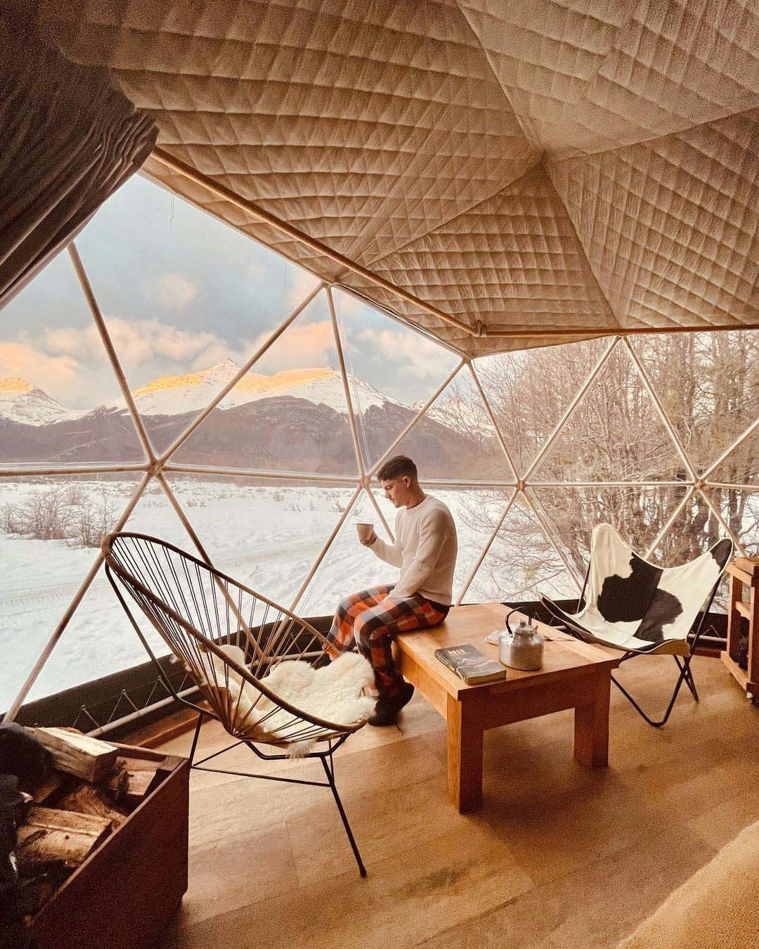 5 уникальных мест Аргентины где можно пожить в кемпингах с комфортом люкс 