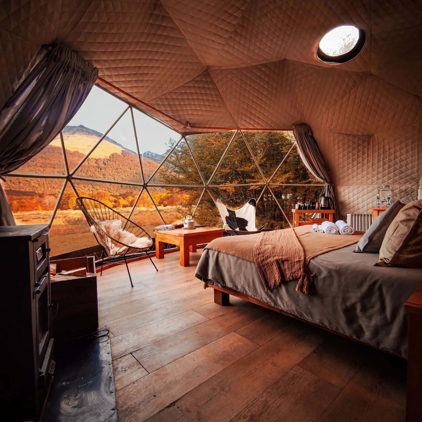 5 уникальных мест Аргентины где можно пожить в кемпингах с комфортом люкс 