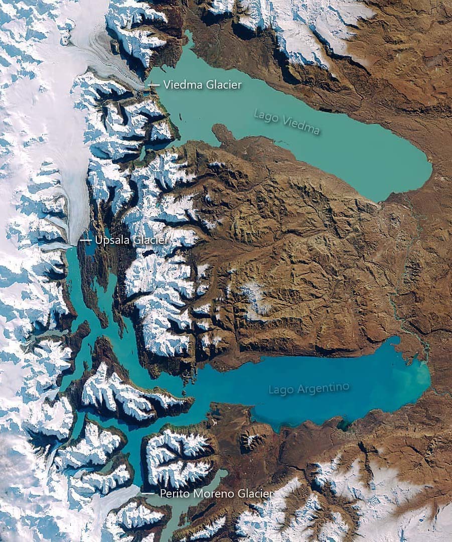 Озеро Архентино — самое большое в Патагонии