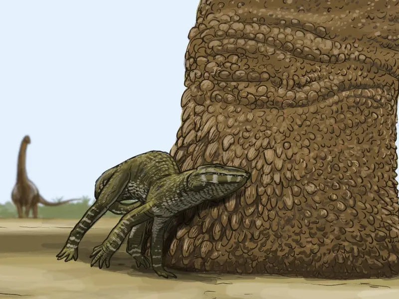 Уникальные следы динозавров в Патагонии, Аргентина